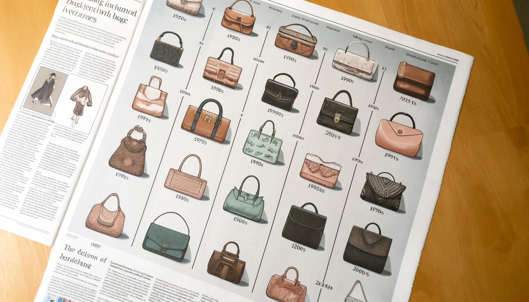 L'Évolution du Design des Sacs à Main au Fil des Décennies